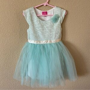 Girls Mint Green Dress, Size 4T